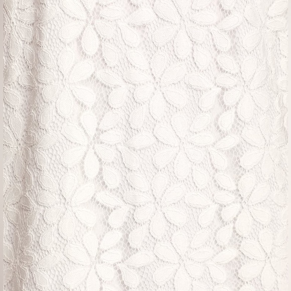 Lulus All My Adoration White Lace Halter Shift Dress - Picture 5 of 8